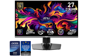 Slika izdelka: Zaslon MSI MPG 272URX QD-OLED 27" / 4K UHD / 240Hz / 0,03ms (GTG) / črn – nastavljiv po višini - PD 98W