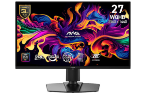 Product image: MSI MAG 274QP QD-OLED X24 27" / WQHD / 240Hz / 0.03 ms (GTG) (black) - height adjustable