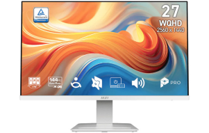 Slika izdelka: Zaslon MSI PRO MP273QW E14 / 27" (68.8 cm) / 144Hz / 4ms (GTG) / IPS / bel