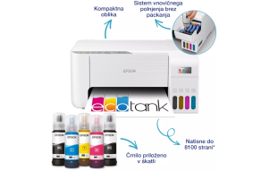 Slika izdelka: Brizgalni tiskalnik EPSON EcoTank L3276 (večfunkcijski)