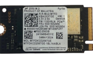 Slika izdelka: Disk SSD MICRON 256GB / M.2 NVMe PCIe / 40mm