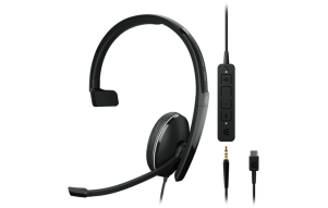 Slika izdelka: EPOS ADAPT 135T USB-C II – mono žična naglavna slušalka