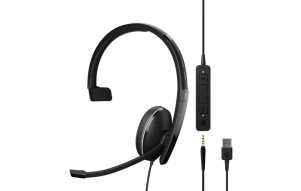 Slika izdelka: EPOS ADAPT 135T USB II, mono žična naglavna slušalka