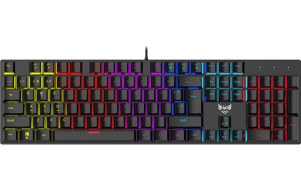 Slika izdelka: Mehanska gaming tipkovnica BYTEZONE Dozer RGB / modra stikala / makro / Anti-Ghosting (črna)