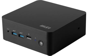 Slika izdelka: Mini namizni računalnik MSI Cubi NUC 1MG-244BEU Core 3 / 8GB / 512GB SSD / Wi-Fi 6E + BT / 2x2.5Gbps / Windows 11 Home (črn)