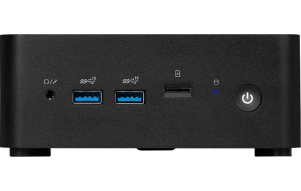 Slika izdelka: Mini namizni računalnik MSI Cubi NUC 1MG-244BEU barebone Core 3 / Wi-Fi 6E + BT / 2x2.5Gbps (črn)