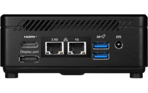Slika izdelka: Mini namizni računalnik MSI Cubi 5 1M-440BEU barebone Core 3 / WiFi 6E + BT 5.3 / 1x2.5Gbps + 1x1Gbps (črn)
