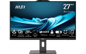 Product image: All-in-One Computer MSI PRO AP272P 14M Core i7 / 16 GB RAM / 512 GB SSD / 27" FHD / Windows 11 Pro (Black)