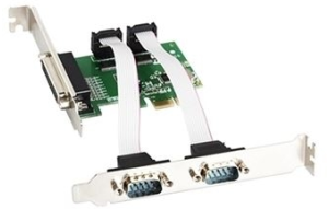 Slika izdelka: PCI kartica E-Green Express kontroler 2 x serijski port + 1 x paralelni port