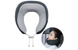 Slika izdelka: Potovalna blazina za vrat BASEUS Let's go, spominska pena (siva)