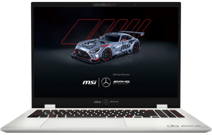 Slika izdelka: Prenosnik MSI Prestige 16 AI+ MercedesAMG B2VMG Core Ultra 9 / 32GB RAM / 1TB SSD / 16"  OLED UHD+ / Intel Arc 140V / Windows 11 Pro (srebrn)
