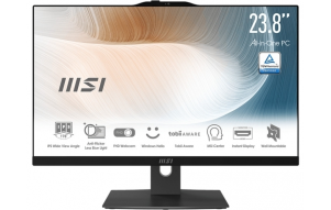 Slika izdelka: Računalnik MSI Modern AM242TP 1M-2021XEU Core 5 / 16GB / 512GB SSD / 23.8" FHD / Touch / W11H / črn - nastavljiv po višini