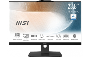 Slika izdelka: Računalnik MSI Modern AM242TP 1M-2021XEU Core 5 / 16GB / 512GB SSD / 23.8" FHD / Touch / NoOS / črn - nastavljiv po višini