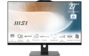 Slika izdelka: Računalnik MSI Modern AM272P 1M-1221XEU Core 7 / 16GB / 1TB SSD / 27" FHD / Windows 11 Pro / črn - nastavljiv po višini