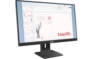 Slika izdelka: Zaslon LENOVO ThinkVision E24-40 23,8" / WLED / IPS / 100Hz / 4ms / črn - nastavljiv po višini