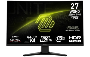 Slika izdelka: Zaslon MSI MAG 274CQF 27" / WQHD / Rapid VA / 180Hz / 0,5ms GtG (črn)