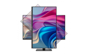Slika izdelka: Zaslon MSI Modern MD272UPHG / 27" / UHD / IPS / 60Hz / 4ms (GtG) / KVM / črn - nastavljiv po višini - PD 98W