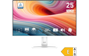 Slika izdelka: Zaslon MSI PRO MP251W E2 24,5" / FHD / 120Hz / 1ms (MPRT) (bel)