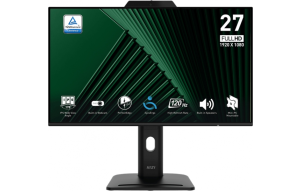 Slika izdelka: Zaslon MSI PRO MP272PMG / 27" / FHD / IPS / 120Hz / 1ms (MPRT) / črn - nastavljiv po višini