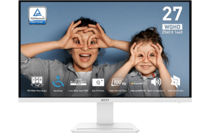 Slika izdelka: Zaslon MSI PRO MP273QW E2 27" / WQHD / IPS / 100Hz / 1ms MPRT (bel)