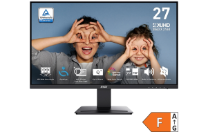 Slika izdelka: Zaslon MSI PRO MP273U / 27" / UHD / IPS / 60Hz / 4ms (GtG) / črn